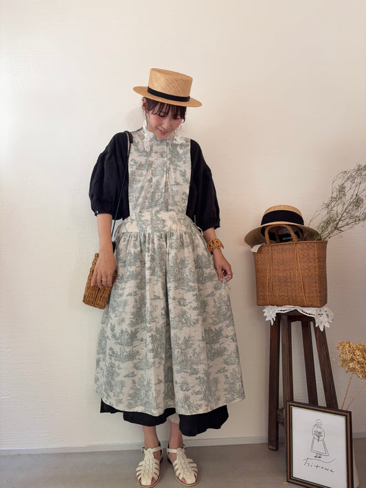 Dear apron dress（グリーン）